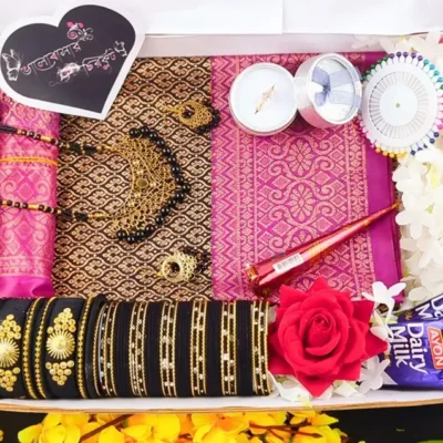 kanchi katan saree combo . কাঞ্চি কাতান শাড়ি কম্বো প্যাকেজ ।