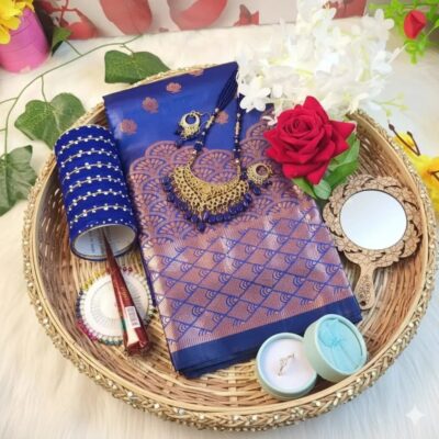 Katan saree gift package