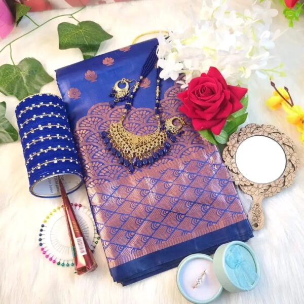 Katan saree gift package - Image 2