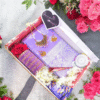 Purple Katan Shari Combo – পার্পল কাতান শাড়ি