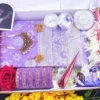 Purple Katan Shari Combo – পার্পল কাতান শাড়ি